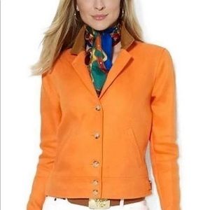 SALE! R. Lauren Orange Jacket Linen NEW